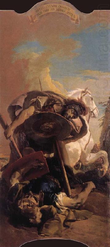 The death of t he consul Brutus in single combat with aruns, Giovanni Battista Tiepolo